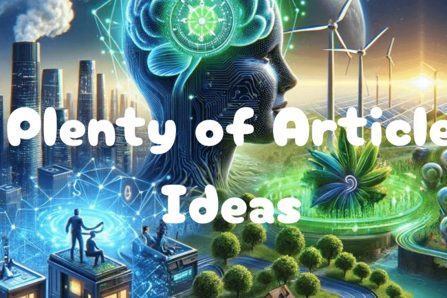 Plenty of Article Ideas