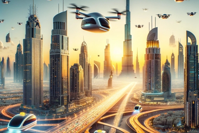 Innovative Technologies and Cities of the Future Dubai's Flying Taxi Revolution