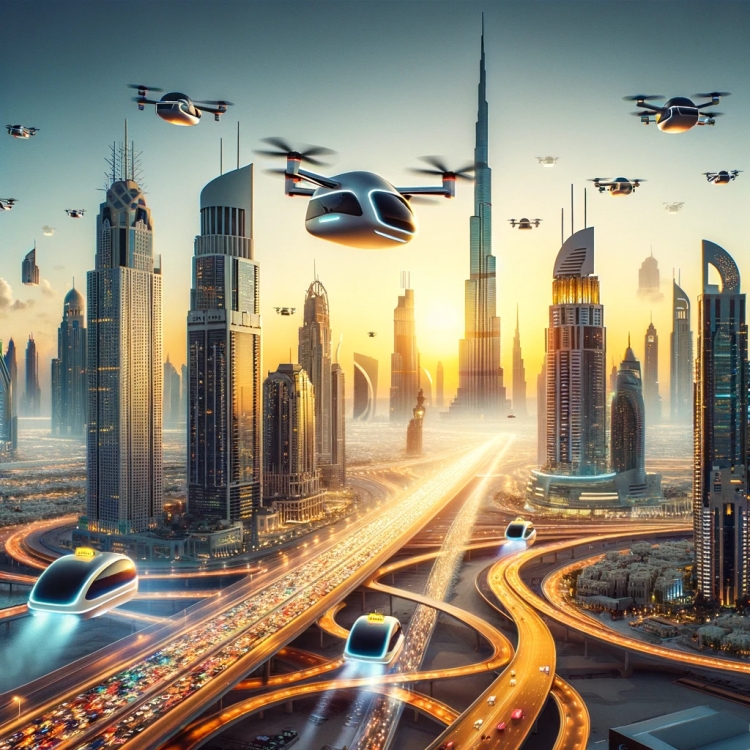 Innovative Technologies and Cities of the Future Dubai's Flying Taxi Revolution