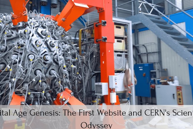Digital Age Genesis: The First Website and CERN's Scientific Odyssey