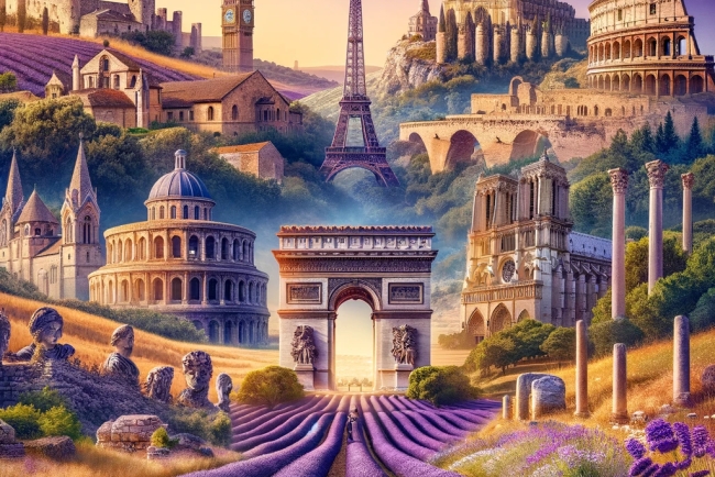 From Lavender Fields to Empires: The Evolution of France