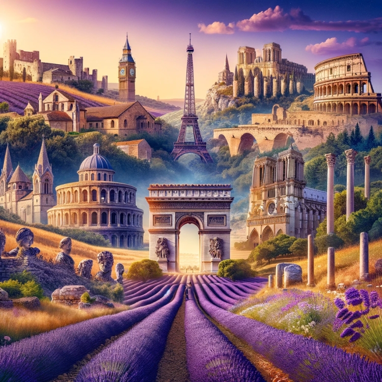 From Lavender Fields to Empires: The Evolution of France