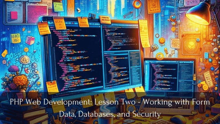 PHP Web Development: Lesson Two - Working with Form Data, Databases, and Security